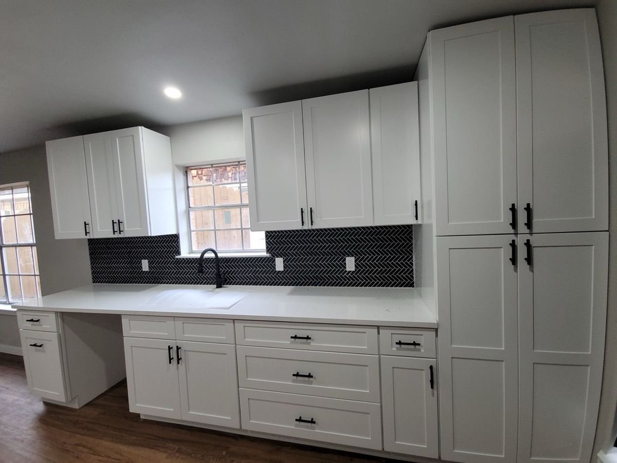 Cabinet installation by FlyFix